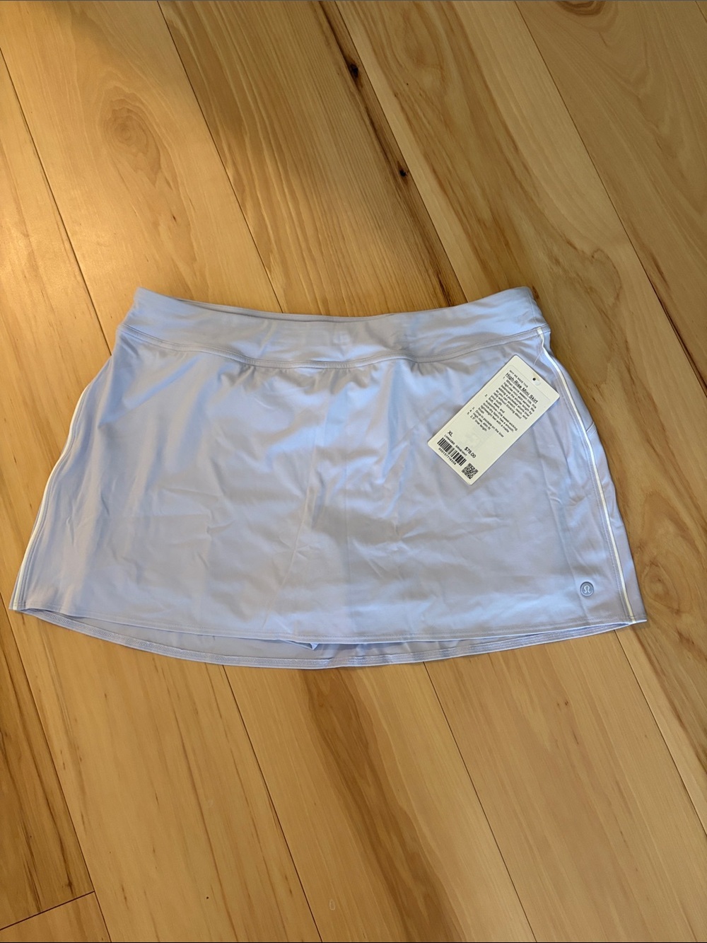 NWT lululemon light purple Women's High Rise Mini Skirt with Built-In Shorts